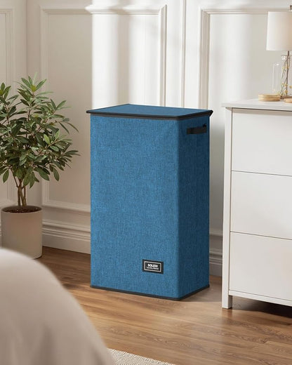 SOLEDI Laundry Hamper with Lid 100L Large & Tall Collapsible Laundry Baskets