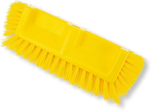 SPARTA Multi-Level Tile Scrub Brush 12" Wide Brush Head, Heavy-Duty Tile