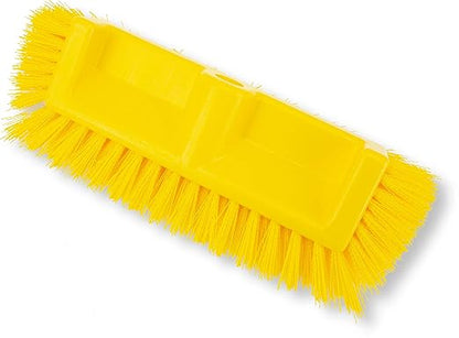 SPARTA Multi-Level Tile Scrub Brush 12" Wide Brush Head, Heavy-Duty Tile