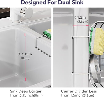 SWTYMIKI Sponge Holder for Kitchen Sink