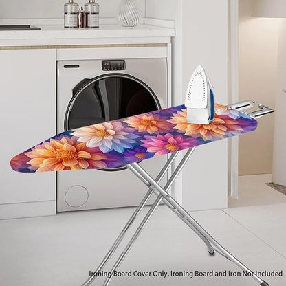Boho Flowers Ironing Board Covers, Heavy Duty Iron Board Cushion