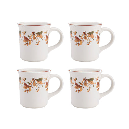 Pfaltzgraff Autumn Berry 16 Piece Dinnerware Set, Service for 4, Multi Colored