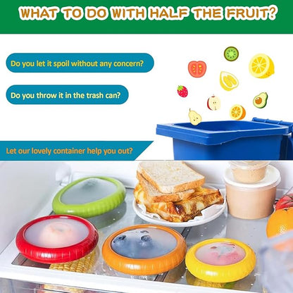 T-Raputa Avocado Saver and Onion Storage - Reusable refrigerator Avocado storage containers - is the storage Apples, Tomatoes, Tomato,Lemon, potato for Ideal