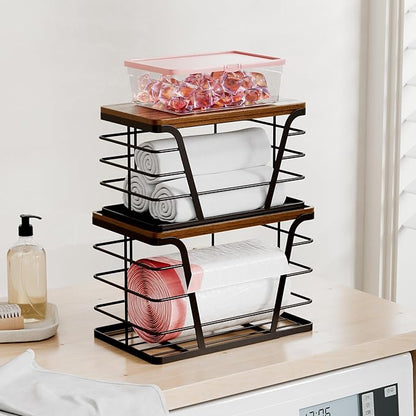 2 Pack Stackable Kitchen Organization, Counter Organizers and Pantry