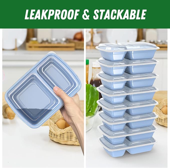 50 Pack 28 oz Meal Prep Containers Reusable
