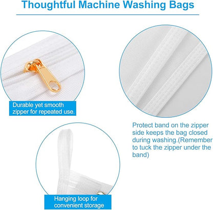 GOGOODA Delicates Laundry Bags, Fine Mesh Wash Bag