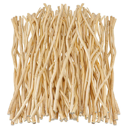 50Pcs Natural Twigs, Driftwood Branches for DIY Crafts, Unfinished Timber Rods for Model Making, Home Decor & Art Supplies (30cm/11.8in)