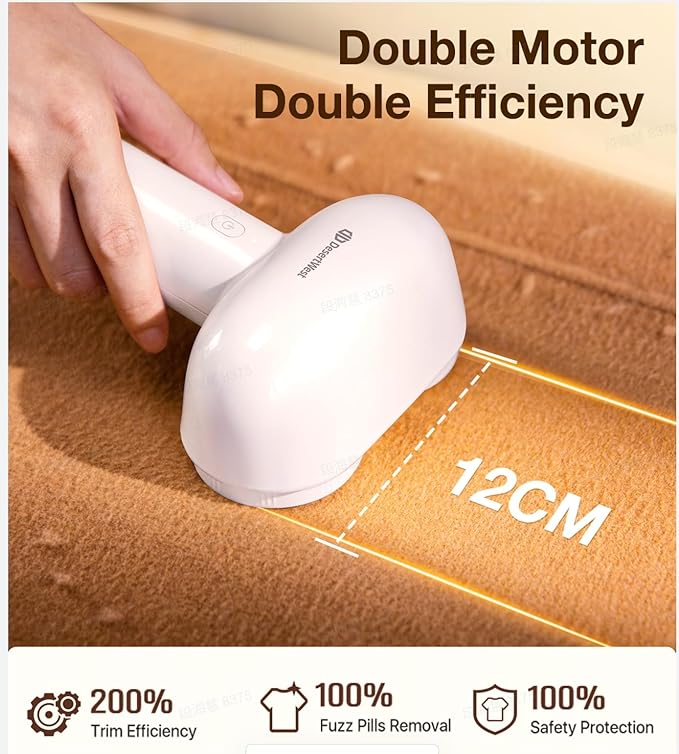 DesertWest Fabric Shaver, 2025 Flagship 3000mah Rechargable Lint Remover