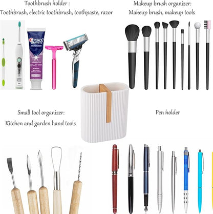 rejomiik Matte White Toothbrush Holders Electric Toothbrush Holder