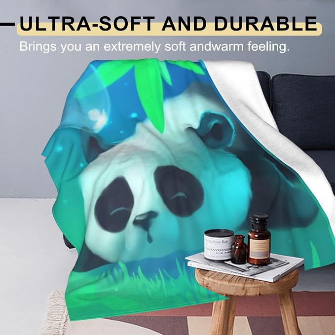 Lemon Blanket Fresh Citrus Fruit Throw Blankets with Blue Leaves,Birthday Gifts for Girls Boys Women & Food Lovers,Lightweight Soft Fleece,for Sofa Couch Bed Room Summer Decor 50x60in