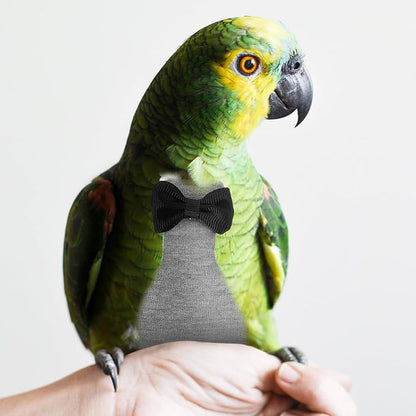 balacoo Washable Bird Diapers Reusable Lightweight Parrot Flight Suit Skin-Friendly Decorative Bird Costume for Cockatiels Lovebirds Conures Pigeons