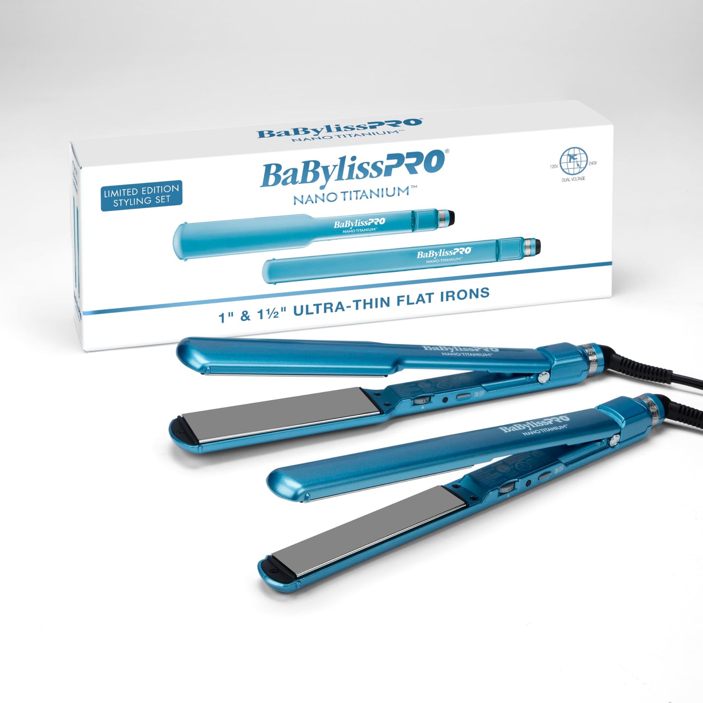 Nano Titanium Ultra-Thin Hair Straightener, Professional Flat Iron For All Hair Types