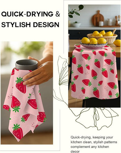 Flour Sack Kitchen Towels Set of 2-18x26 Cotton Dish Towels