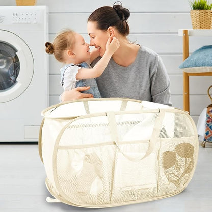 Collapsible Laundry Baskets, Upgrade Pop Up Laundry Hamper