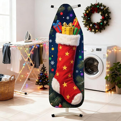 Nuxovilar Ironing Board Covers Winter Stocking Pattern Polyester 15x54 Inches