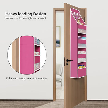 Univivi 5-Shelf Fabric Door Storage Over Door Hanging Organizer