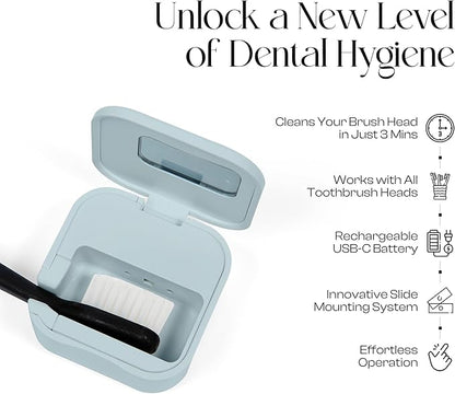 Mondano UV-C Toothbrush Sanitizer and Holder, Toothbrush Case