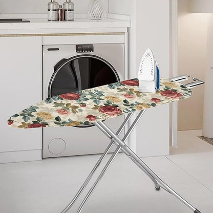 Vintage Rose Ironing Board Padded Cover Dust Covers Stretchable Iron Board