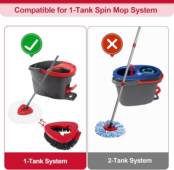 Scrub Brush Head Replacement Compatible