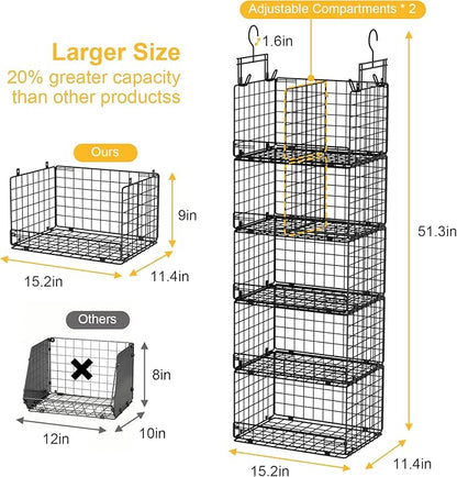 5 Tier Hanging Closet Organizer