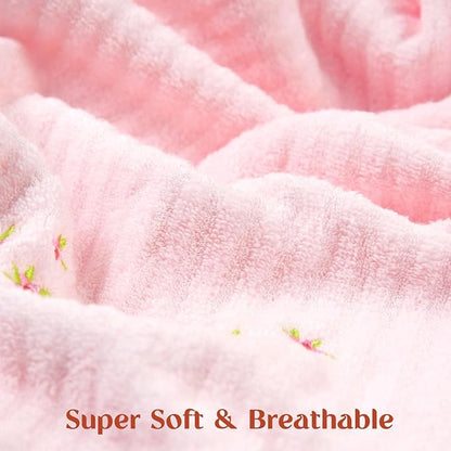 Jacquotha Hand Towels for Bathroom – Soft Cotton, 13x29 Inches, Embroidered