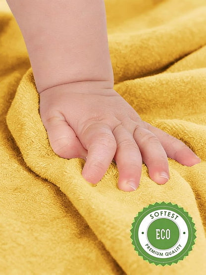 HIPHOP PANDA Baby Washcloths, Rayon Made from Bamboo