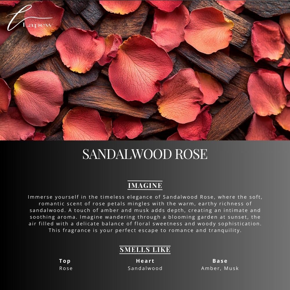 Lapew Sandalwood Rose Carpet Freshener Powder: Powerful Odor Eliminator for Home, Upholstery Deodorizer, Carpet Deodorizer, Pet Urine, Cat Litter Box - Sandalwood Rose Fragrance.