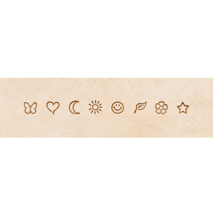 Realeather Leathercraft Kit, Funtime Stamp Set