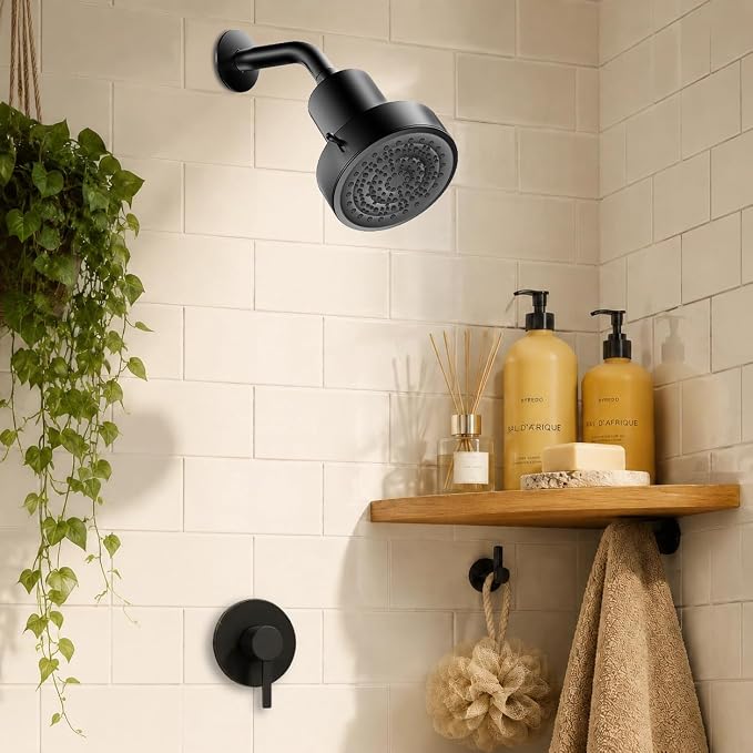 Filtered Showerhead - Best Shower Head With Filters for Healthy Hair & Skin | Filtered Shower Head for Hard Water,Removes Chlorine & Heavy Metals,6 Mode Settings,High Pressure,Easy Install,Water Softener