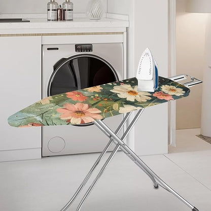 Daisy Prints Ironing Board Padded Cover Dust Covers Stretchable Iron Board