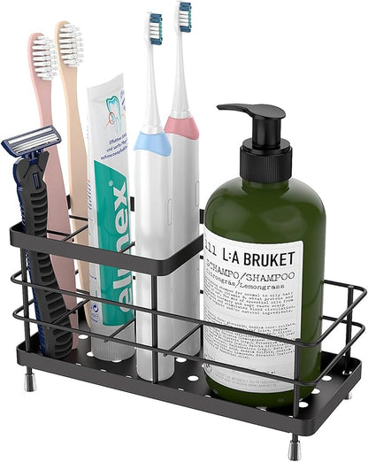 Luxspire Toothbrush Holders, 6 Slots Stainless Steel Tooth Brush Holder