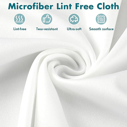 Cleanroom Cloth Wipes 4"x4" Microfiber Lint Free Cloth Disposable Clean Cloths