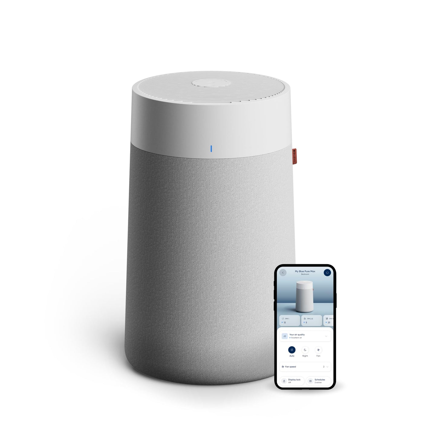 BLUEAIR Air Purifiers for Medium Rooms, Bedroom, Kitchen, Cleans 1,858 sqft in one hour, HEPASilent Smart Air Cleaner for Home, Pets, Allergies, Virus, Dust, Mold, Smoke - Blue Pure 311i Max