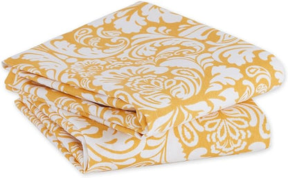 DII Cotton Dish Towel Set Damask Print
