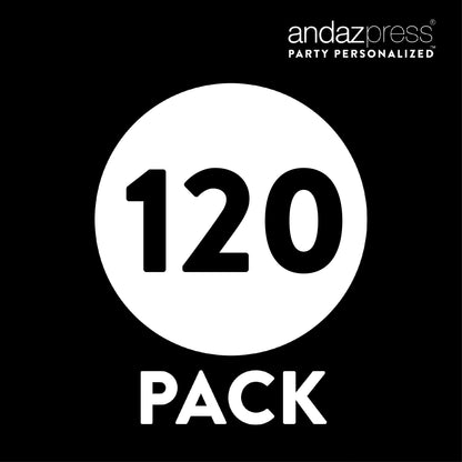 Andaz Press Round Small Business Sticker Labels, 120-Pack, Do Not Microwave, Packaging Stickers