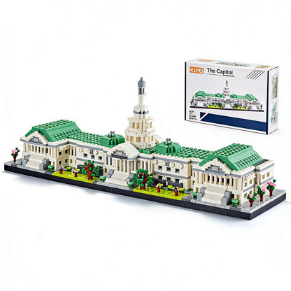 KLMEi United States Capitol Building Set for Adults, Architecture Sets, Famous Landmark Tiny Bricks Collection Kit, Presents for Teens Age of 14+ 3630 PCS