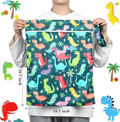 Shappy 2 Pcs Large Travel Laundry Bag Washable Waterproof Wet Dry Large Dirty