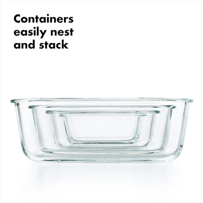 OXO Good Grips 16 Piece Glass Smart Seal Airtight Everyday Container Set