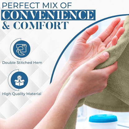 DAN RIVER 6-Pack Premium Hand Towels