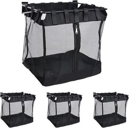 4Pcs Large Slatwall Baskets Mesh Slatwall Baskets