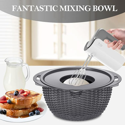4-in-1 Colander with Bowl Set – Food Strainers and Colanders