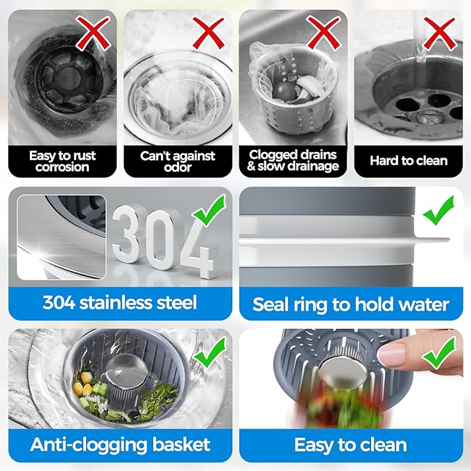 Kitchen Sink Drain Strainer