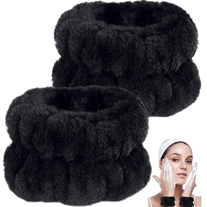 2pcs Wrist Bands for Washing Face, Microfiber Face Washing Wristbands, Arm