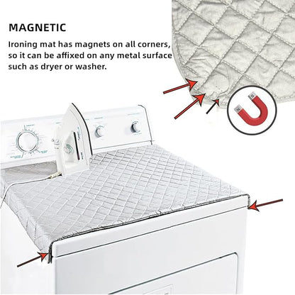 Magnetic Ironing Mat Blanket Ironing Board Replacement, Iron Board Alternative