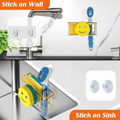Sponge Holder Smiley Face, Sink Caddy