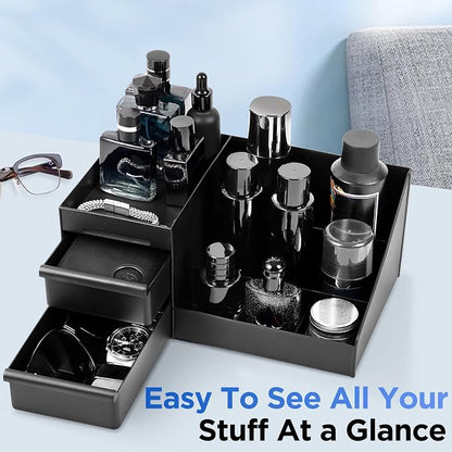 Mens Organizer,Perfume Organizer,Cologne Stand,Cologne Shelf,Perfume Stand,Mens Dresser,Bathroom Organizers and Storage,Desk Organizer,Room Decor,Mens Gifts for Birthday
