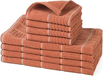 Glynniss Kitchen Towels and Dishcloths Set, Four Kitchen Dish Towels 16x26
