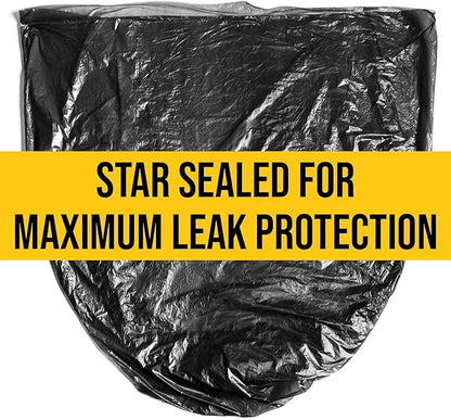 Aluf Plastics - 3 Ply Trash Bags, 44 Gallon, 2 Mil