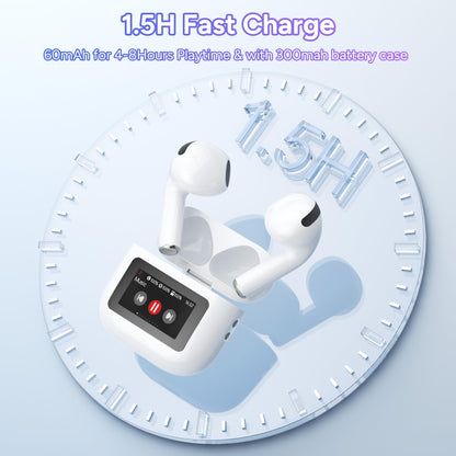 TEEPOCH AI Language Translator Earbuds,OWS Real-Time 4-in-1 Translation Earbuds 144 Languages & Accents, Bluetooth 5.4 Translation Device for Travel/Business/Learning (White+Black)