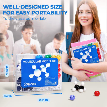 JoyCat Molecular Model Kit (238pcs), Organic Chemistry Molecule Science Gifts for Ochem and Inorganic Students and Teachers